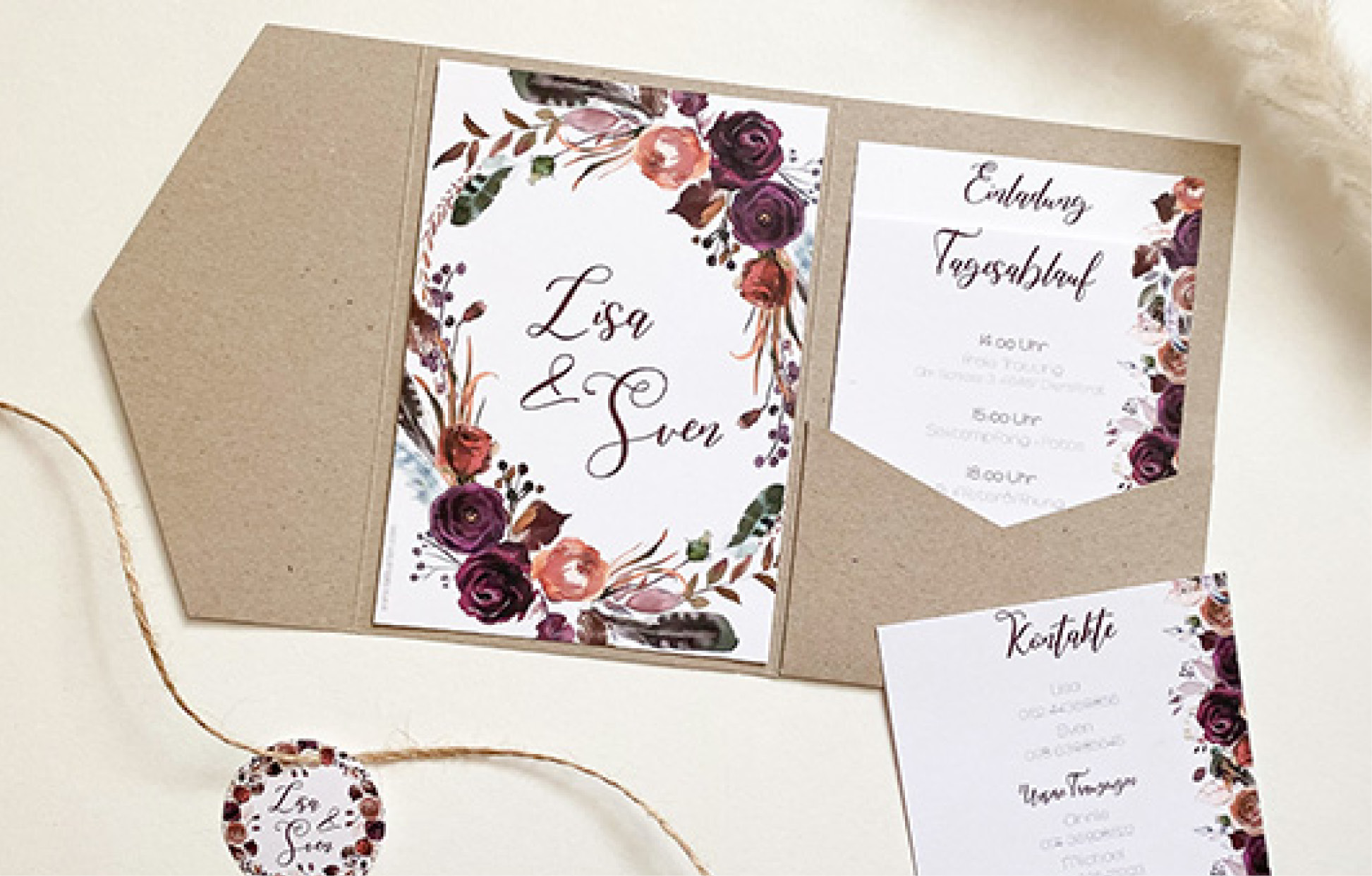 Boho Violett-Flower
